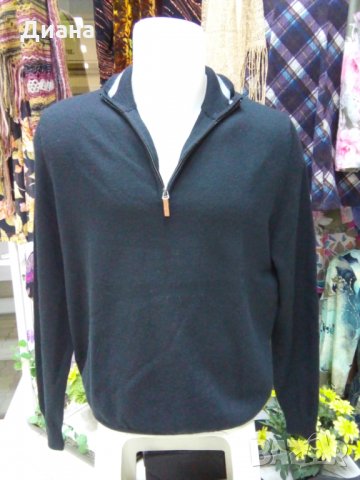 Мъжки пуловери с цип-кашмир,мерино, снимка 4 - Пуловери - 34880350