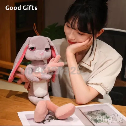 Голяма плюшена играчка 60см Горски Животни Заек Лъв Маймуна Тигър и др, снимка 7 - Плюшени играчки - 48422987