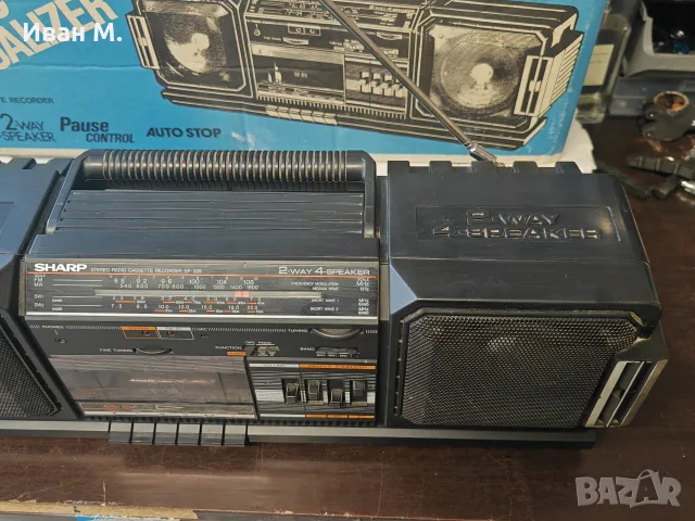 Касетофон Sharp GF-329Z , снимка 4 - Радиокасетофони, транзистори - 55929067