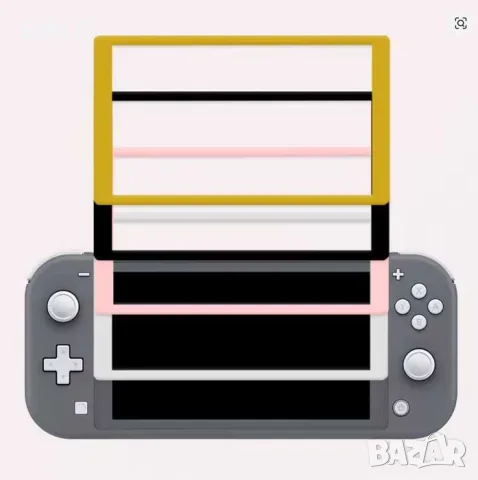 Комплект от 2 бр. БЕЛИ стъклени протектори за Nintendo Switch Lite – бял