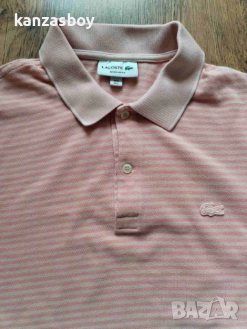 lacoste - страхотна мъжка тениска КАТО НОВА Л , снимка 2 - Тениски - 52080782