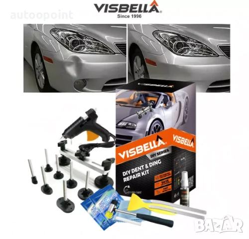 Комплект за изправяне на вдлъбнатини по ламарината колата Visbella колата, снимка 2 - Аксесоари и консумативи - 53943172