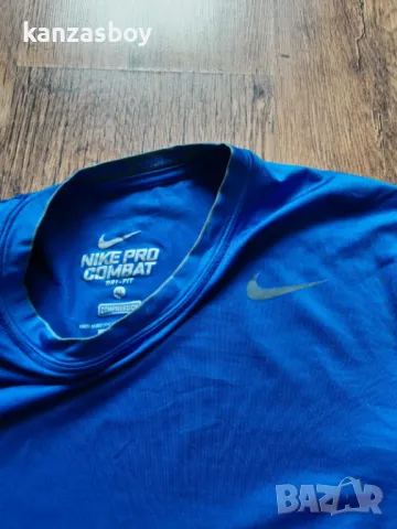 nike pro combat - страхотна мъжка тениска XL, снимка 6 - Тениски - 49844036