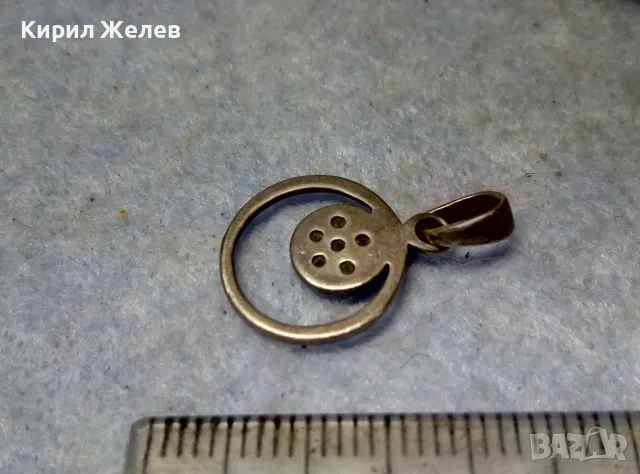 СКЪПОЦЕНЕН СРЕБЪРЕН МЕДАЛЬОН СРЕБРО 925 с БЛЕСТЯЩИ ФАСЕТИРАНИ ЦИРКОНИ 47503, снимка 2 - Колиета, медальони, синджири - 49551526