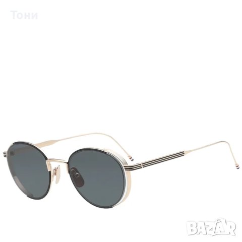 Слънчеви очила Thom Browne - TB-106-50 (A-BLK-GLD) Made in Japan, снимка 1