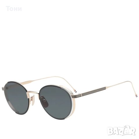 Слънчеви очила Thom Browne - TB-106-50 (A-BLK-GLD) Made in Japan, снимка 1 - Слънчеви и диоптрични очила - 42538953