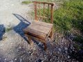 Старо ,автентично ,малко дървено столче ., снимка 5