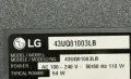 Power board EAX69502103  Mainboard EAX69581205 от LG 43UQ81003LBN, снимка 2