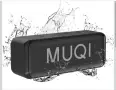 MUQI Bluetooth високоговорител, MQ-13 Водоустойчив преносим безжичен високоговорител с 24-часово вре, снимка 1