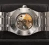 Мъжки автоматичен часовник Royal Oak Style – Черен циферблат, Стомана, Нов, снимка 2