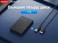 LENOVO K01A 1TB Външен Хард Диск External HDD 1000GB USB 3.0 Преносима Памет Лаптоп PC Твърд, снимка 1