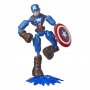 Разтягаща фигурка CAPTAIN AMERICA  - Bend & Flex / MARVEL  AVENGERS / Hasbro - 15 cm, снимка 2