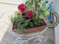 количка  за декорация  на цветя и кашпи, снимка 7