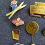 12 германски бронзови соц. значки, снимка 4