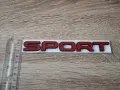 червени емблеми Sport за Range Rover черен кант, снимка 3