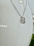 Сребърно колие с мойсанит (Диамант) 1 карат, снимка 3