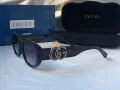 GUCCI с лого 1:1 дамски слънчеви очила елипса 2 цвята овални кръглин, снимка 13