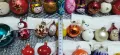 Стари стъклени новогодишни играчки, снимка 17