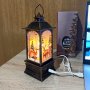 3188 Светещ коледен фенер с USB, 20 см, снимка 2