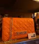 Чанта LOVE MOSCHINO оранжева, снимка 2