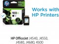 Касета HP 901XL Black High-yield Ink Cartridge | Works with HP OfficeJet J4500, J4680, 4500 Series , снимка 3