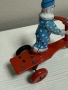 Стара ламаринена играчка клоун (Made in Hungary), снимка 5