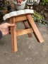Столче / Табуретка от тиково дърво, снимка 4