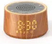 Dreamegg D1 Nova звуков будилник, бял шум за сън, дърво, снимка 1