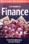 A dictionary of finance