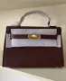 Нова чанта Hermes Kelly mini 19cm, снимка 2