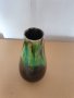 Стара керамична ваза двуцветна от соца височина 24см, снимка 2