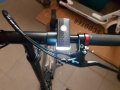 Комплект водоустойчив преден и заден фар фенерче фарове светлини за велосипед колело Акумулаторна LE, снимка 14