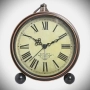 Метален ретро часовник с римски цифри, Винтидж стил, снимка 1