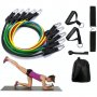 Комплект фитнес ластици за трениране, снимка 1 - Фитнес уреди - 30671217