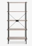 3 броя Етажерка VANDBORG 5 рафта цвят светъл дъб/черно, снимка 6