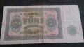 Колекционерска банкнота 5 дойче марка 1955година. - 14599, снимка 6