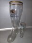  Голяма  уникална(2л.) и малка (200мл.)немски халби -ботуши за бира, снимка 1 - Чаши - 39394422