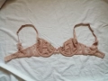70А кокетен прозрачен дантелен сутиен в розов цвят, снимка 9