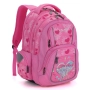 Ученическа раница 15NF36 сърца, Розов, 30x19x45см., снимка 2
