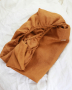 Babyly ленен чаршаф с ластик 70 х 140 см – карамел