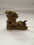 Сувенир малка статуетка китайски дракон в бронзов цвят, снимка 1