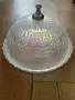 Стъклен поднос с капак, снимка 1