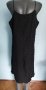 Копринена "Малка черна рокля" за повод или офис / голям размер , снимка 6