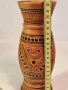 дървена ваза дърворезба ръчна изработка 26/3, снимка 8