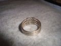 СТАР СРЕБЪРЕН РЕТРО ПРЪСТЕН ВИСОКА ПРОБА СРЕБРО МАЙСТОСКИ - Тип КРАЛСКА ПЛЕТКА ОРНАМЕНТИКА 27349, снимка 7