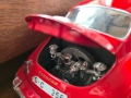 BBURAGO метална колекционерска количка PORSCHE 356B COUPE 1961г. 1:18, снимка 12