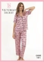 Victoria's Secret Дамски Сатенени Пижами Виктория Сикрет - Налични Различни Цветове Код SK710, снимка 14