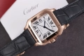 Cartier Santos - Dumont 38mm SWISS Movement Steel Rose Gold Дамски / Унисекс Различни Варианти, снимка 13