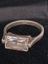 Сребърен пръстен с камък сапфир 3Г, снимка 2