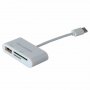 ANIMABG USB Type-C реадер 3 in 1 USB Card Reader Adapter, снимка 1 - USB кабели - 32189034